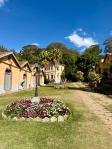 Jardim do centro cultural Brasital